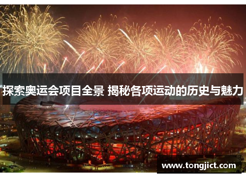 探索奥运会项目全景 揭秘各项运动的历史与魅力