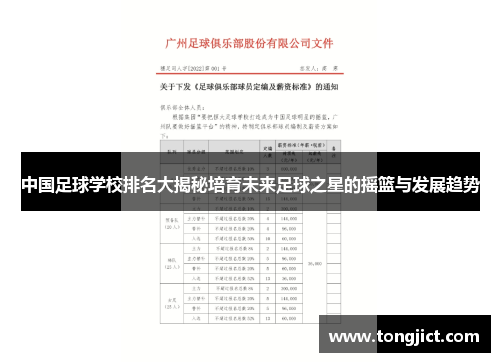 中国足球学校排名大揭秘培育未来足球之星的摇篮与发展趋势